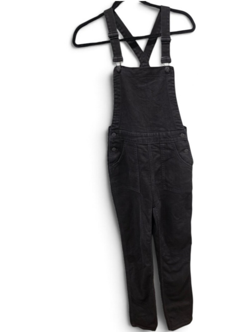 Black Madewell Women's Cotton Stretch Overalls Size M